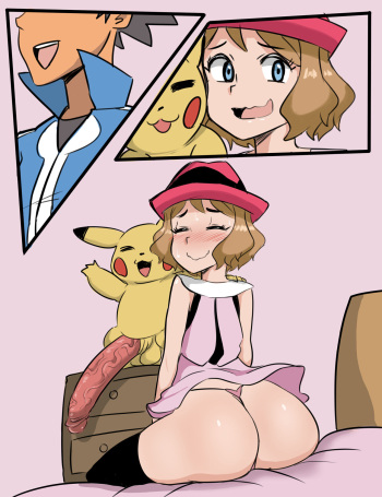 [Rider117] Serena X Pikachu (Pokemon) cover