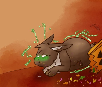 [Jellodog] Halloween Candy Fiend + Extra cover