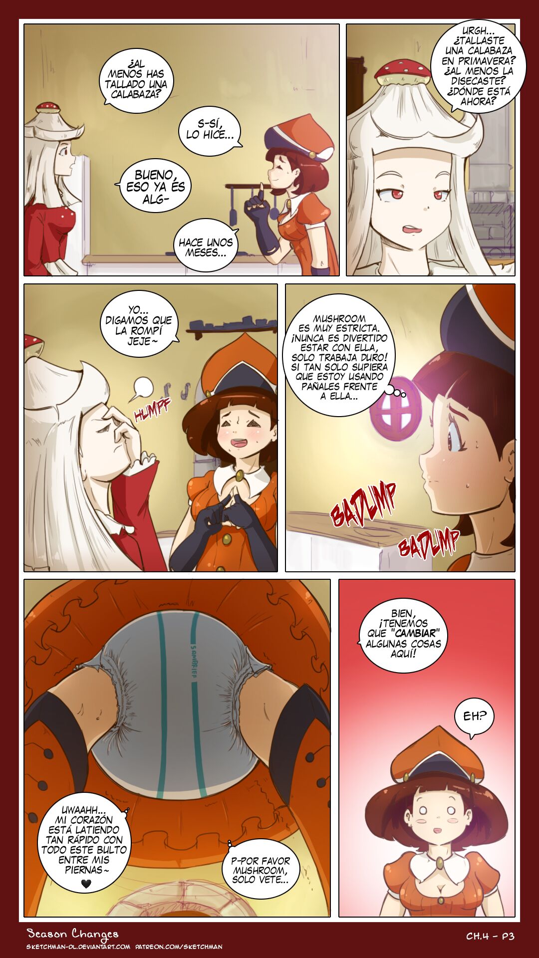 Season Changes  - CÓMIC ESPAÑOL / SketchMan-DL page 3 full