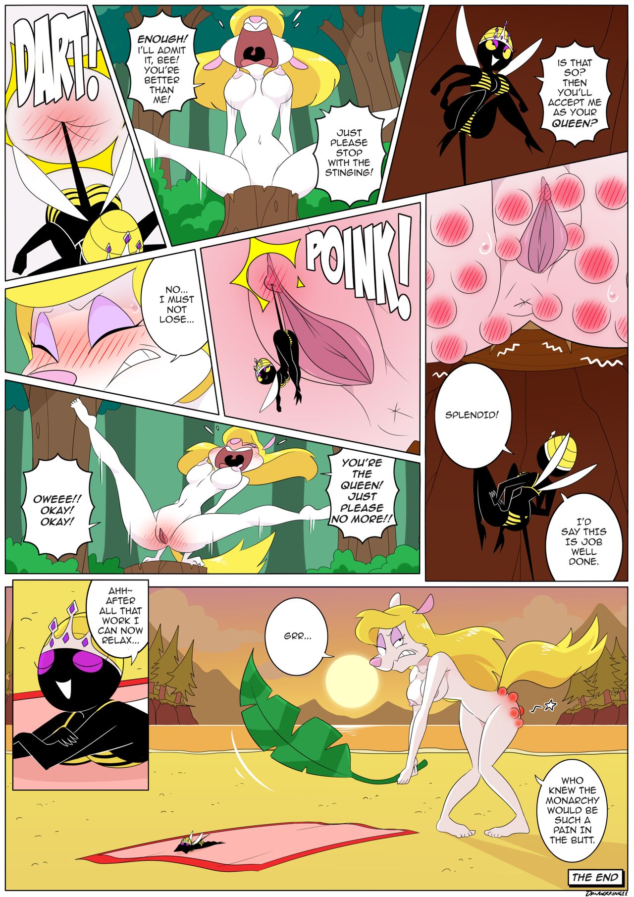 Queen Bea's Beach Fight page 12 full