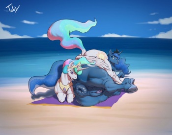 [TobyArt] Celestia & Luna cover