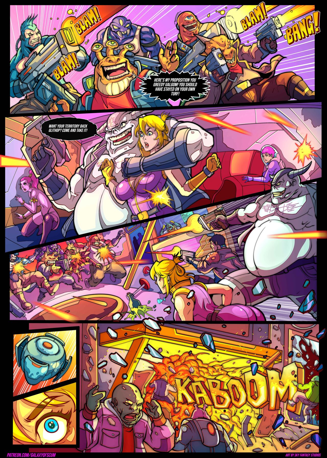 Galaxy of Scum Issue #2: Smuggler's and Bugs page 12 full