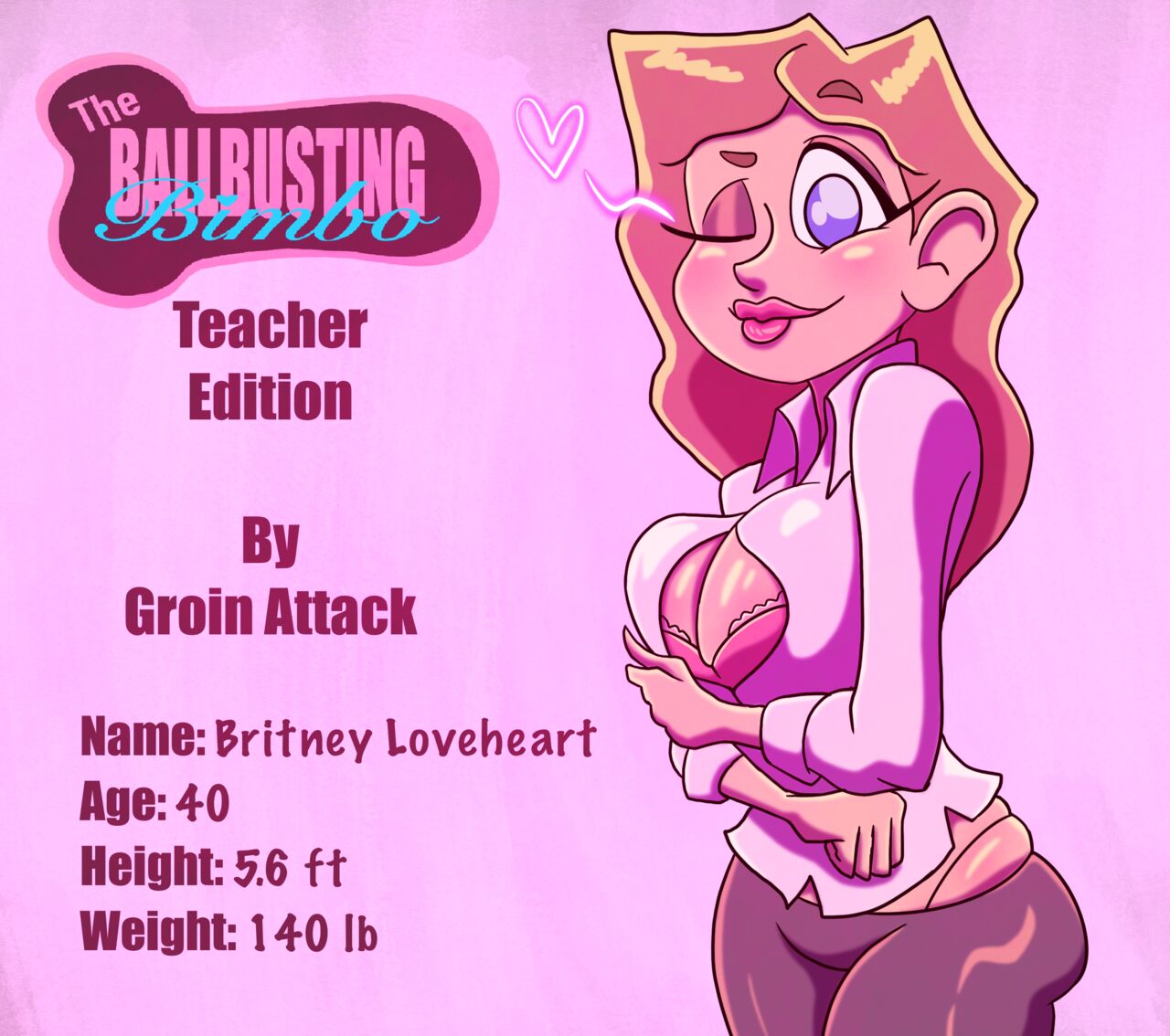 Ballbusting Bimbo: Teacher Edition - Page 1 - Comic Porn XXX