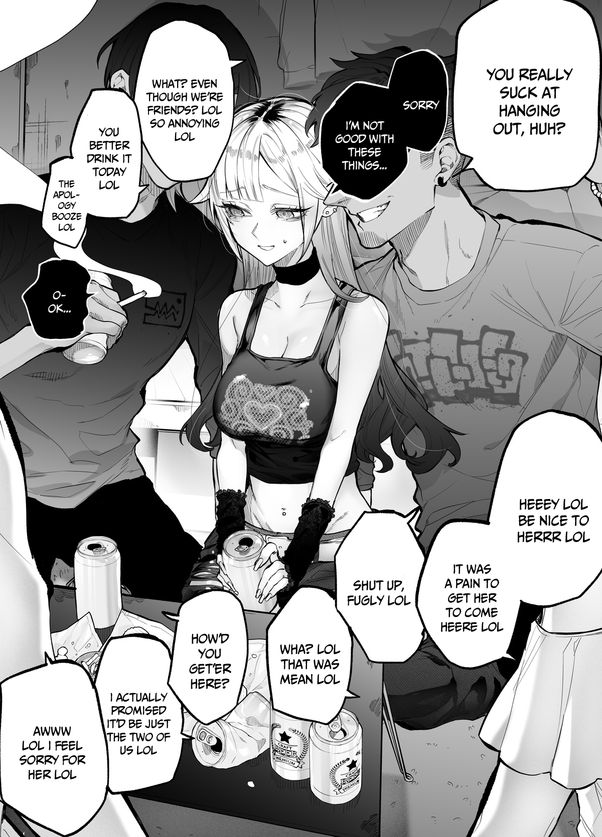 The Day I Decided to Make My Cheeky Gyaru Sister Understand in My Own Way Ch. 1-5 page 2 full