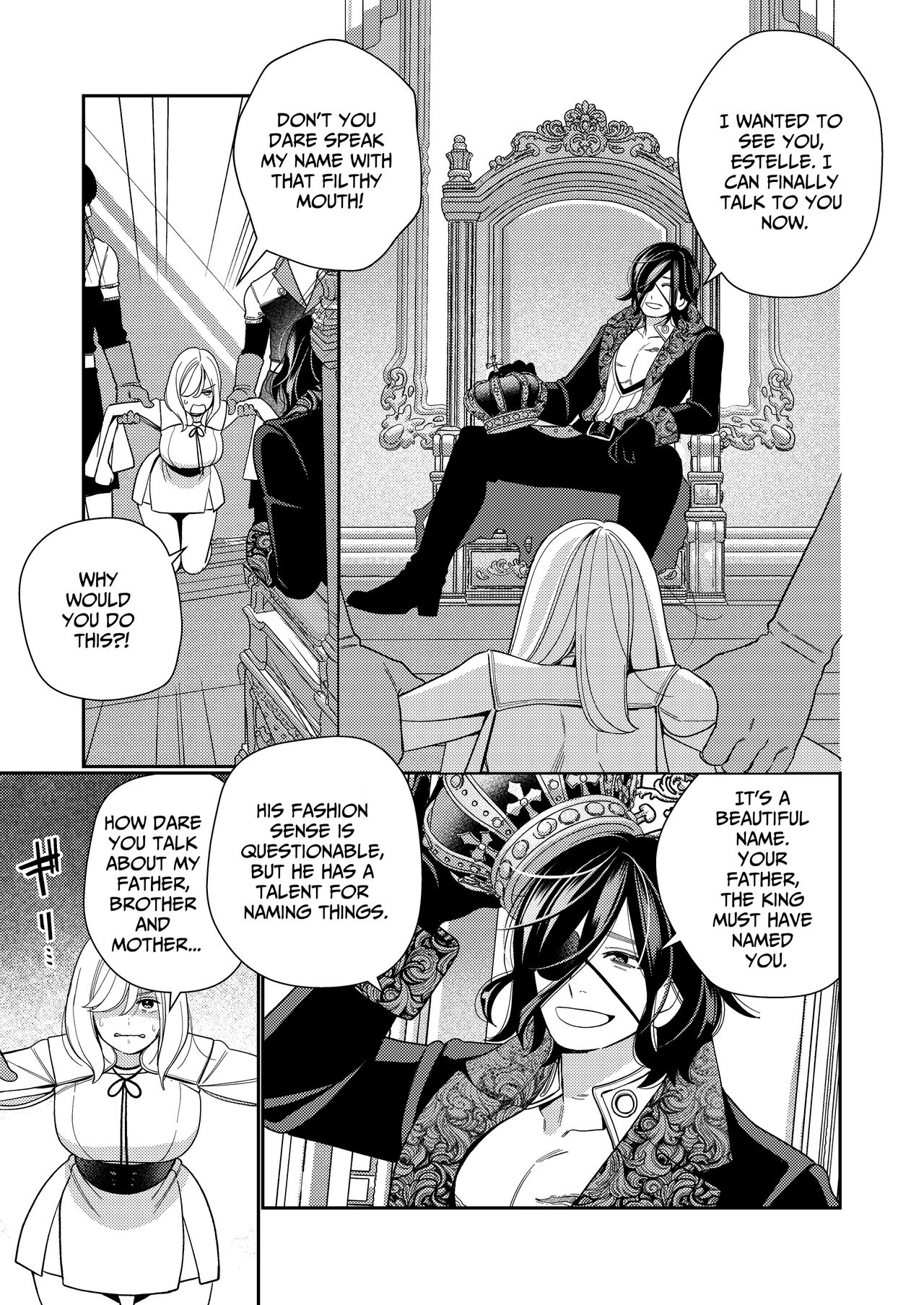 Seijo wa Tekikoku no Ou ni Otosareru | Corrupted by the Mercenary King. page 11 full