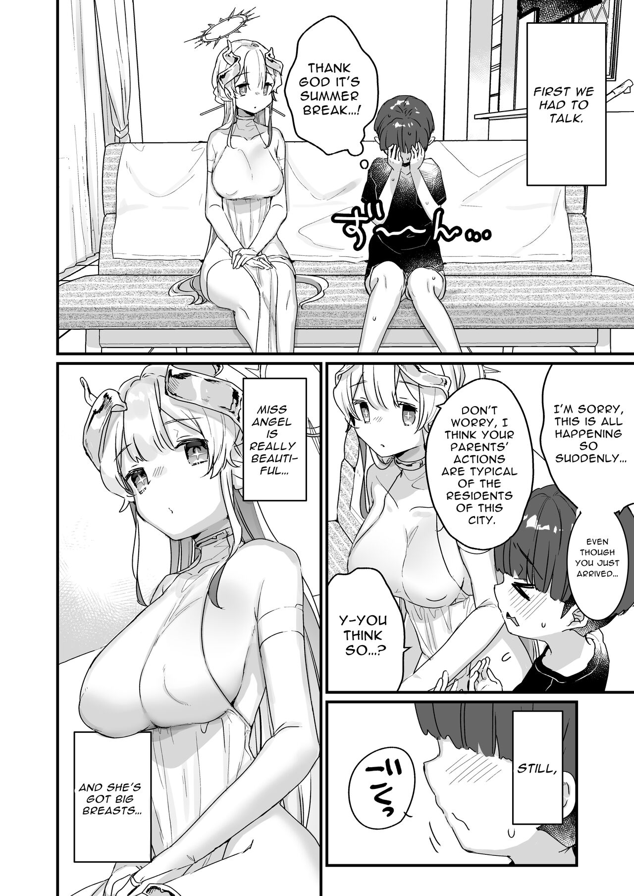 Onaho Ochishita Kikai Tenshi-sama to Boku no Natsuyasumi | My Summer Vacation with a Fallen Faphole Mech Angel page 11 full