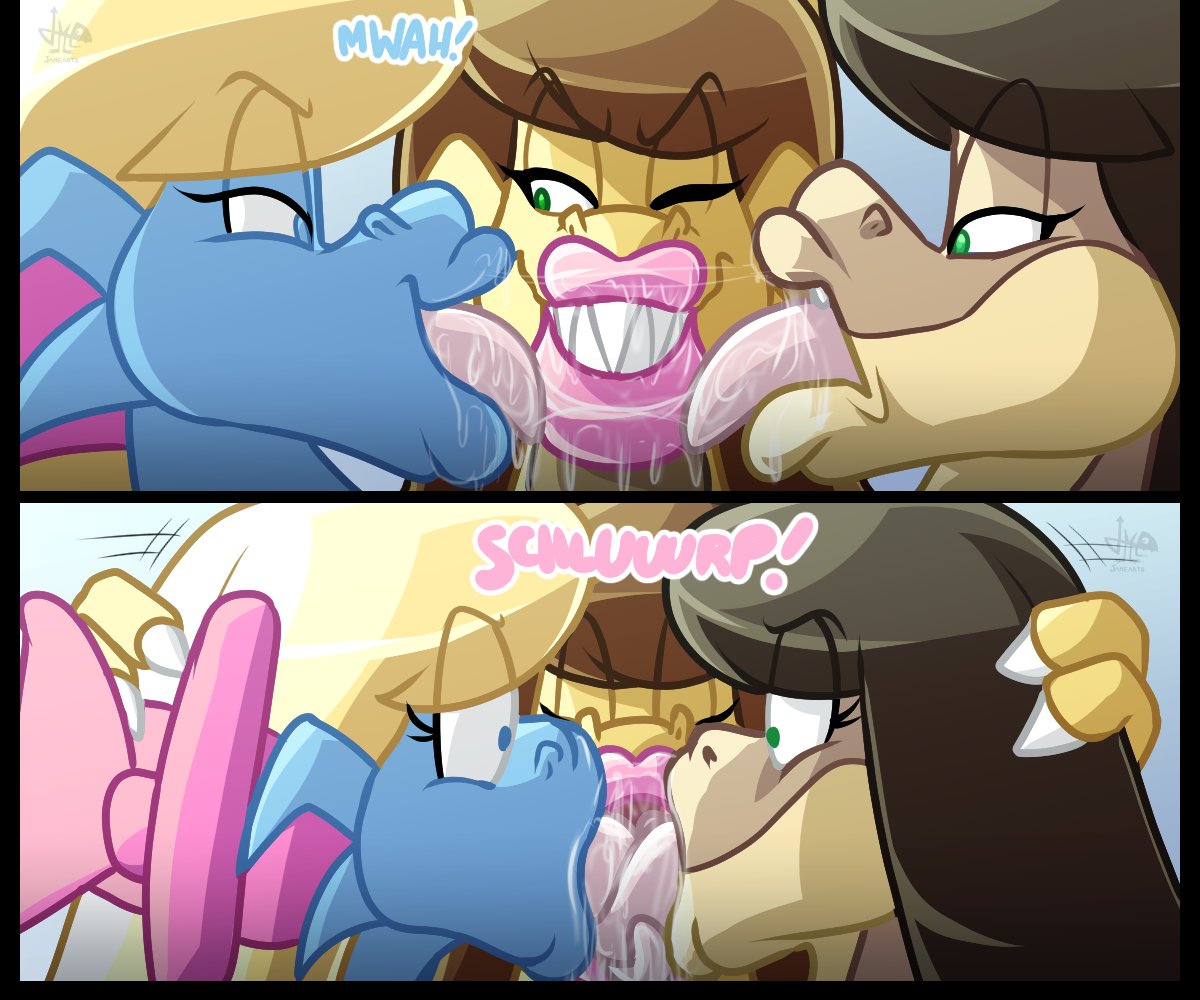 Be mine ...dork!, Three-Way kiss, & Tongue Sucking Ladies page 9 full