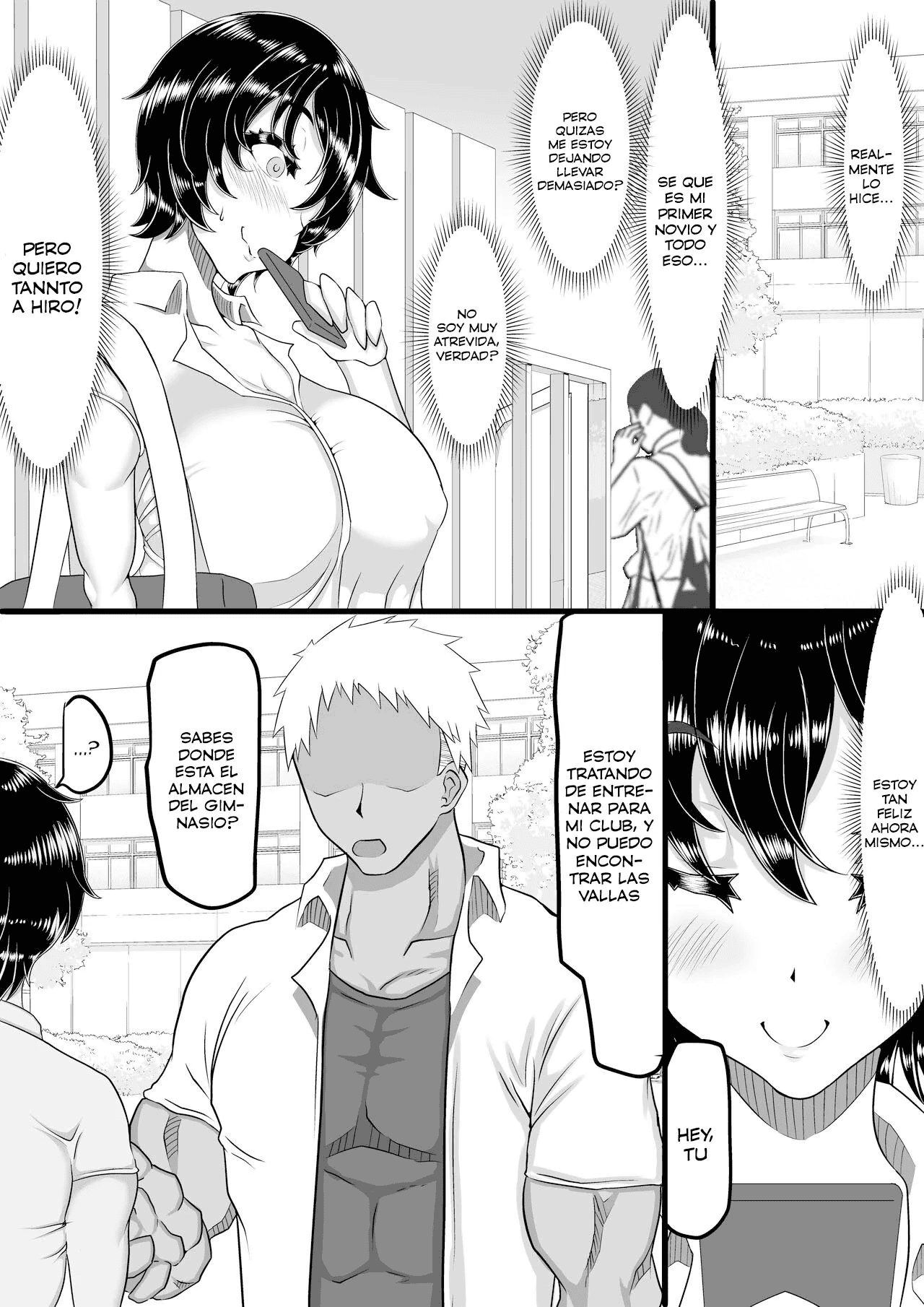 Furin Chuudoku ni Natta Kanojo wa Yori Tsuyoi Shigeki o Motomete Netorare Douga o Kareshi ni Okuru | Una novia adicta al sexo, envia un video engañando a su novio en busca de mayores placeres page 5 full