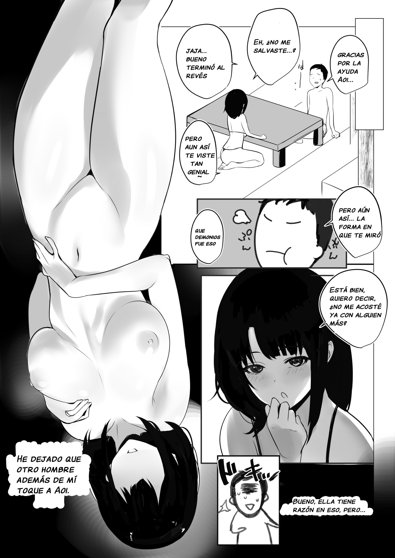 Boku dake ni Amaesasete Kureru Kyonyuu JK Tsuma o Hoka no Otoko ni Dakasete Mita 2 | Vi a una esposa de preparatoria de grandes pechos que solo deja que otro hombre la mime y abrace 2. page 7 full