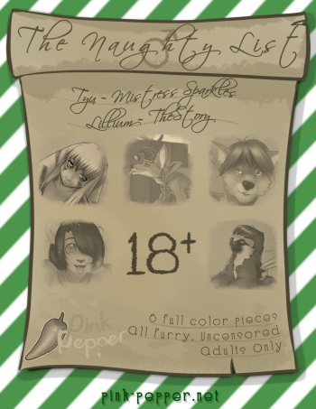 [Pink Pepper (Various)] The Naughty List: Male Edition cover