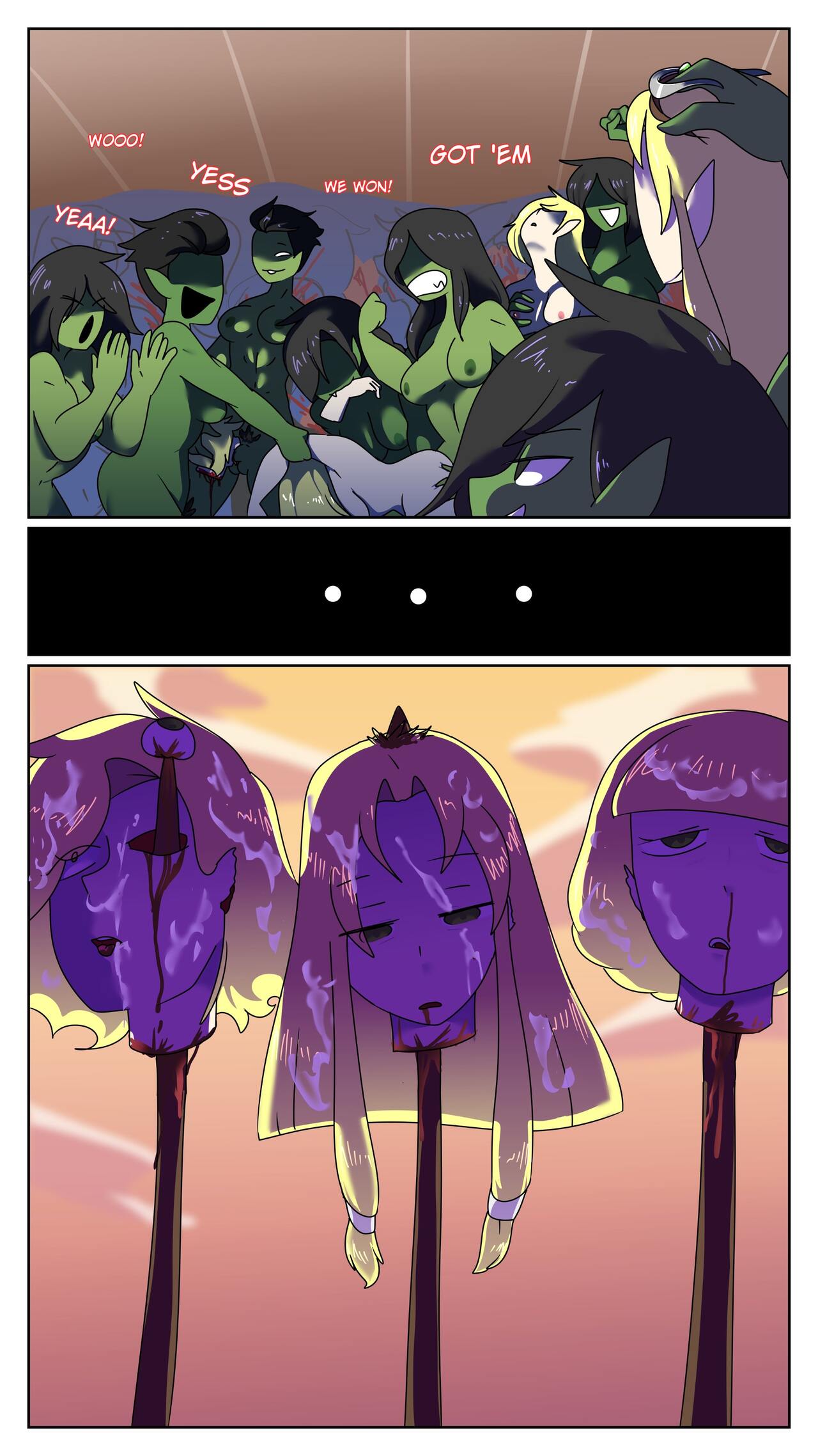 Futa Orc raiders vs Elven troops page 11 full