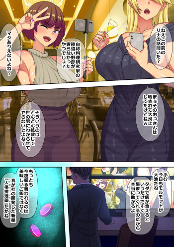 [Waribashi Kouka]Tada meshi-gui ni kita serebu kidori joshi-tachi ga jinkaku haisetsu kusuri o nomasa reru ohanashi cover