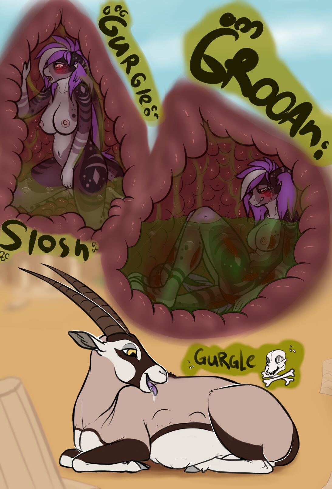 Graldy: Graldy And Ayn, Graldy And Sara, & Graldy, Abyssal, and Sara page 6 full