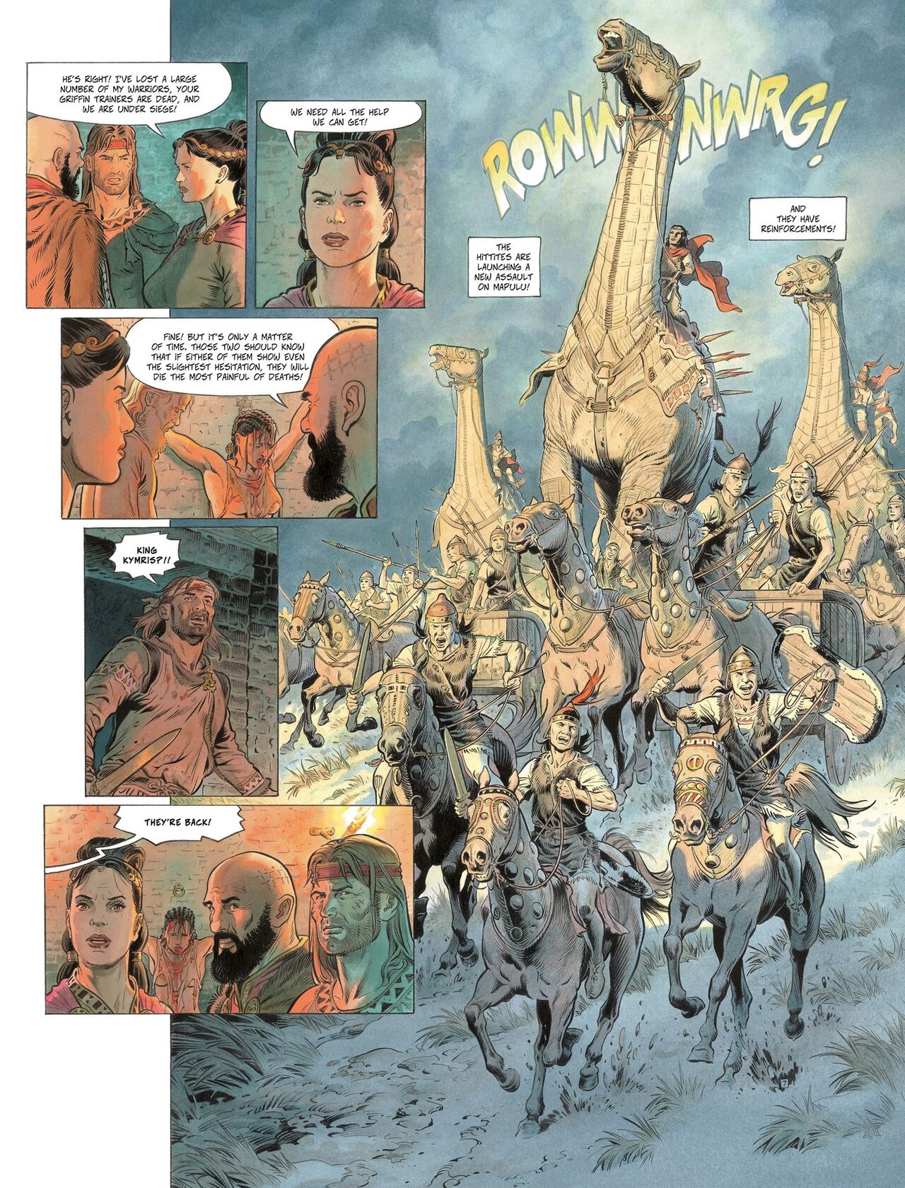 Conquests Vol. #4 the Death of a King page 9 full