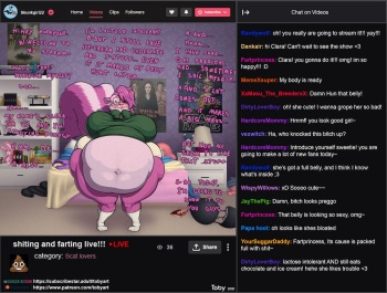 [TobyArt] Clara's Livestream (Dickgirl) cover