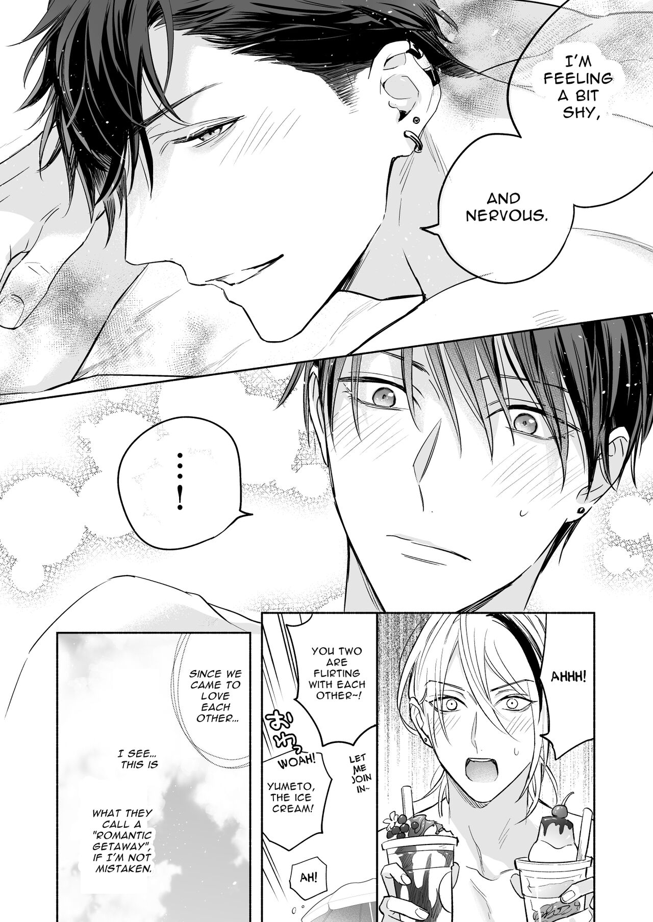 Tachi to Neko Docchi ga Ii no? | Top or Bottom? 3 ~Vacation 3-way Sex~ page 12 full
