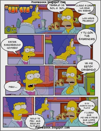 [itooneaXxX] The gym (The Simpsons) [Spanish] cover