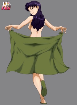 Neon Genesis Evangelion Misato and Ritsuko party night II