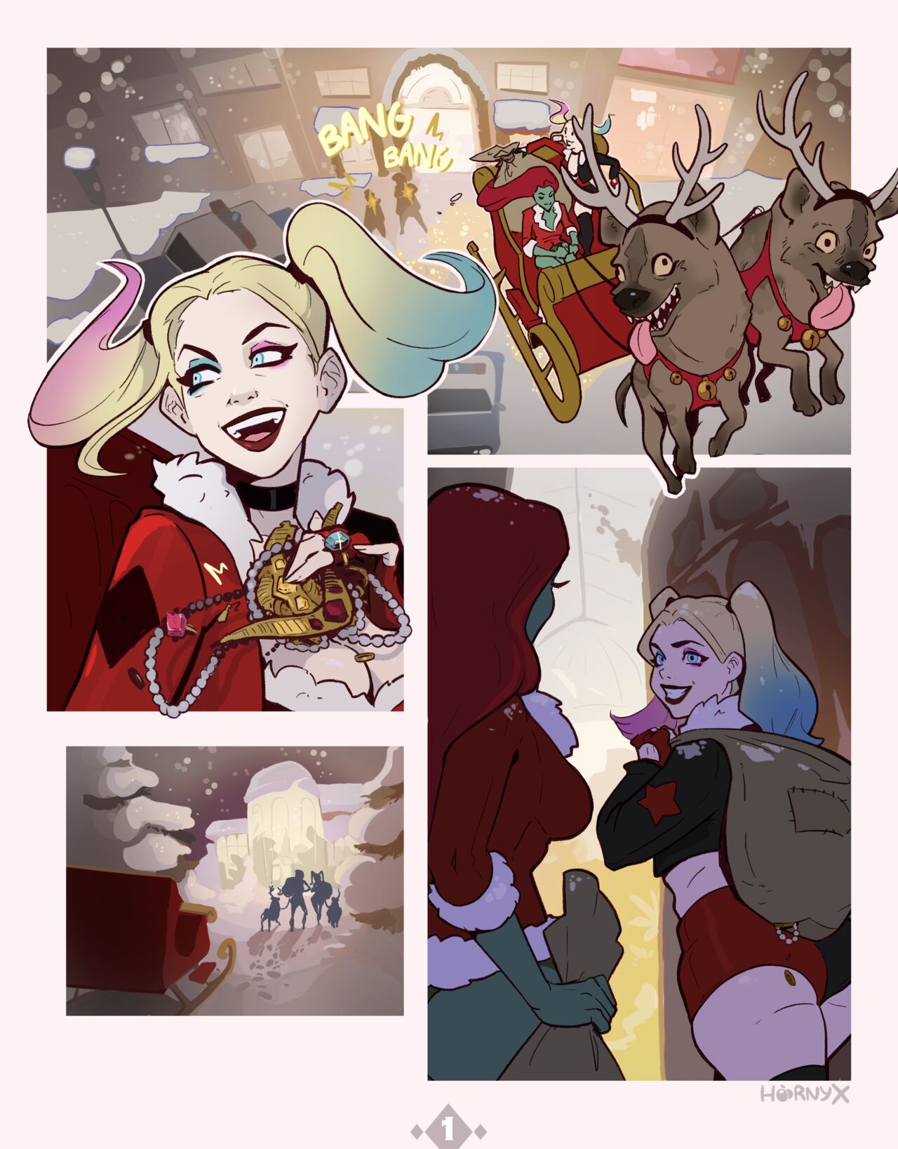 Harley & Ivy's Christmas Kiss page 1 full