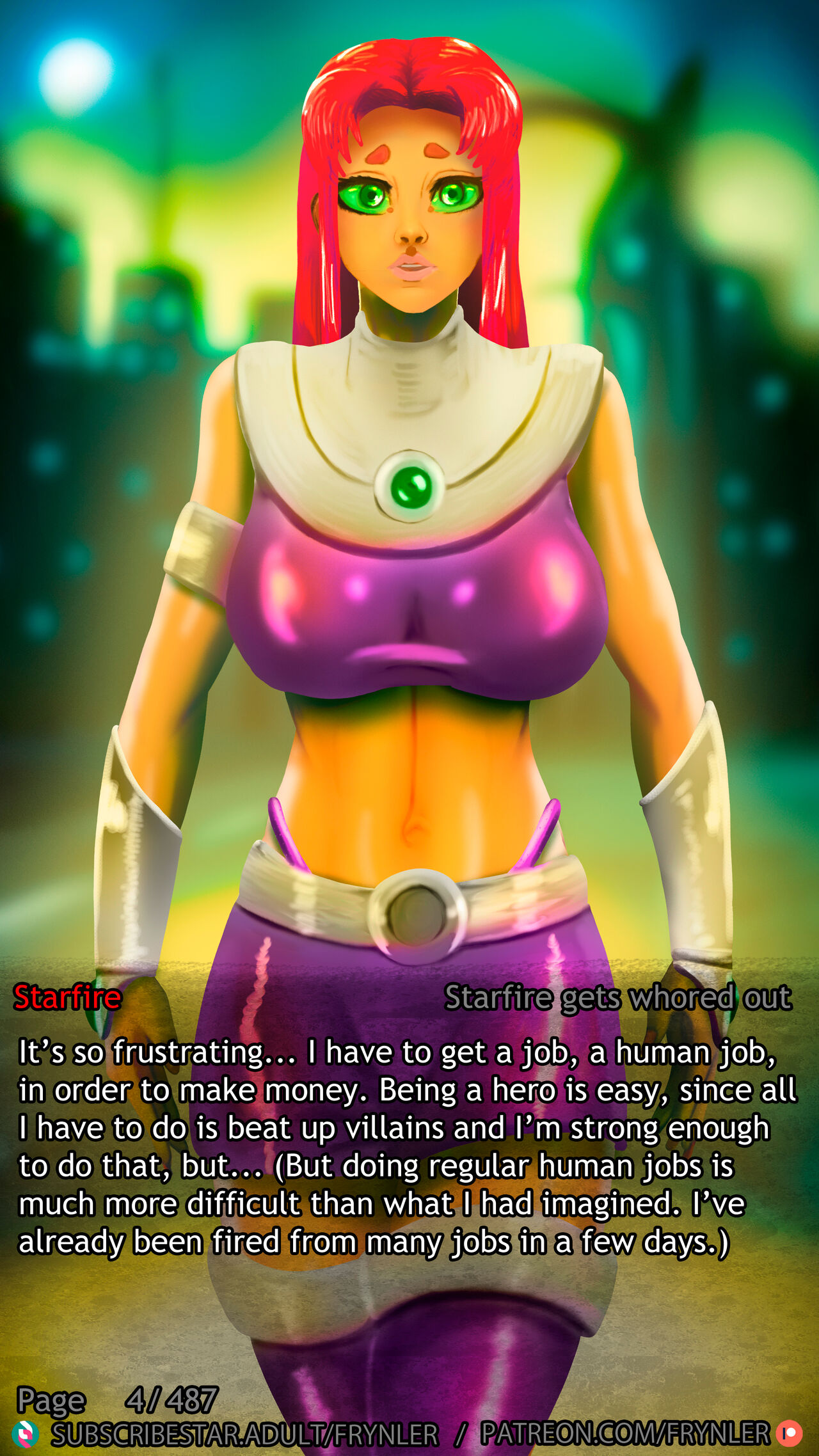 Starfire Gets Whored Out page 4 full