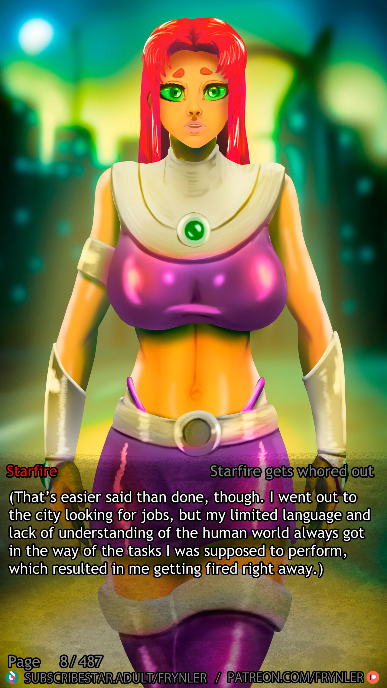 Starfire Gets Whored Out page 8 full