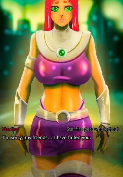 Starfire Gets Whored Out