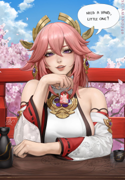 Sciamano240 Yae Miko HandSake