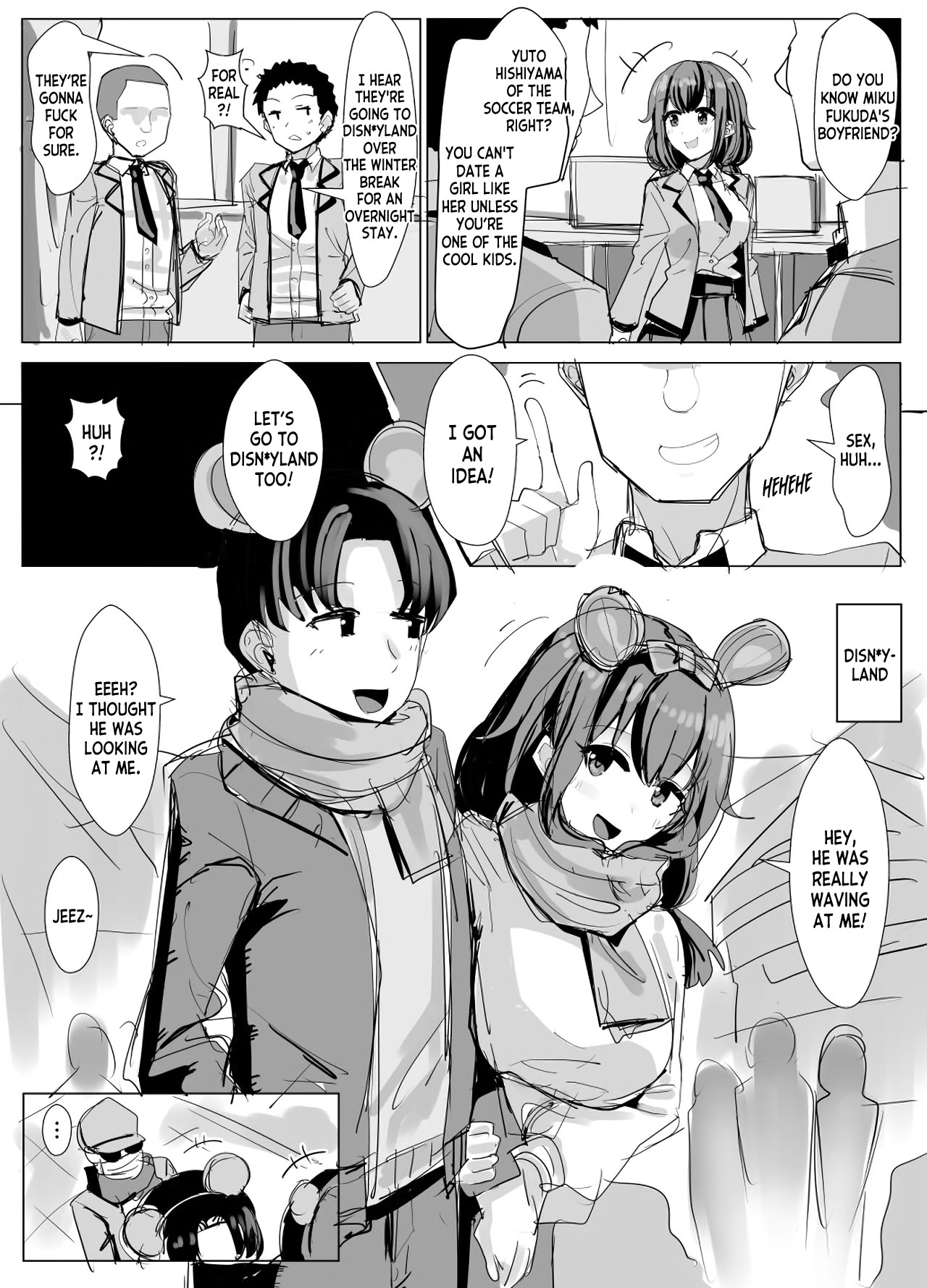 Possessing and Interrupting a Classmate's DisnOy Date page 1 full