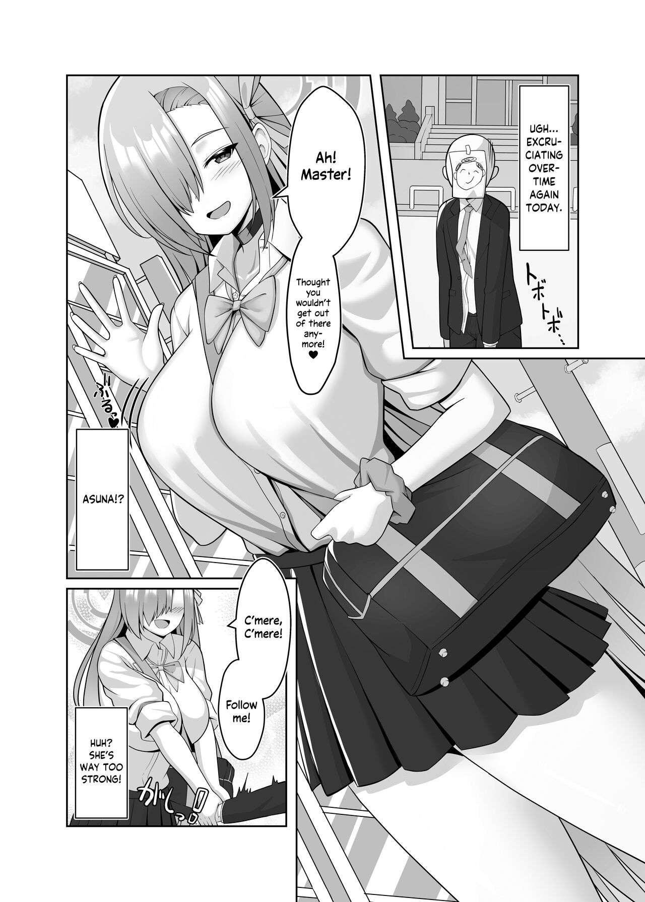 Ichinose Asuna to Sukebe Suru Hon | Lewd Sex with Ichinose Asuna - Page 2 - Comic  Porn XXX