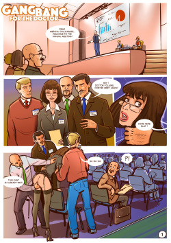 Gangbang for the pretty doctor