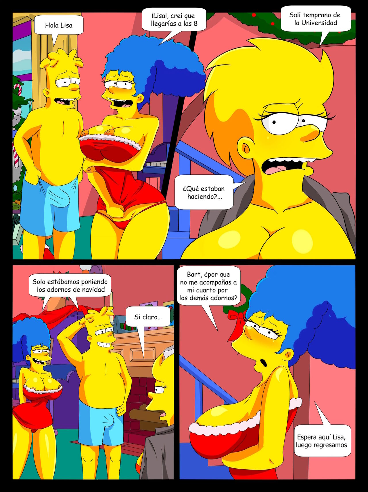 Los Simpsons: Navidad en Familia! page 3 full