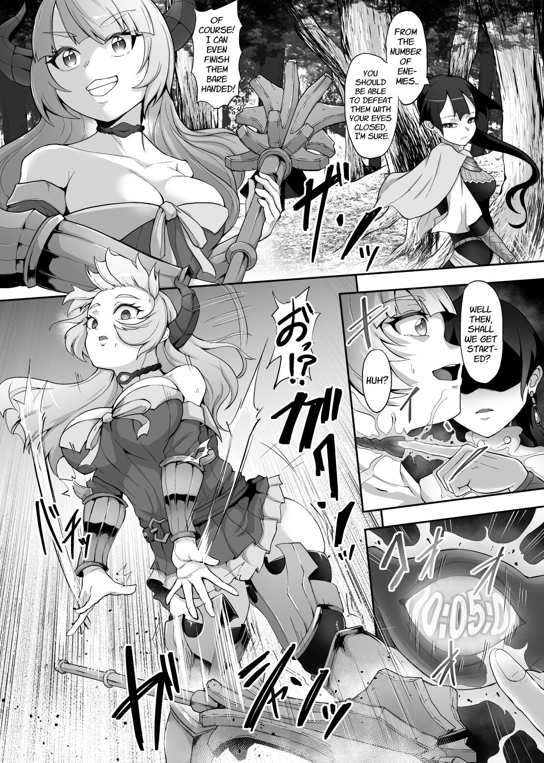 Tettsui no Onna Senshi, Mamono ni Makete Okasareru Mousou o Kojirase Shinu yori Hidoi Me ni Au | The Hammer-wielding Warrior's Fate page 11 full