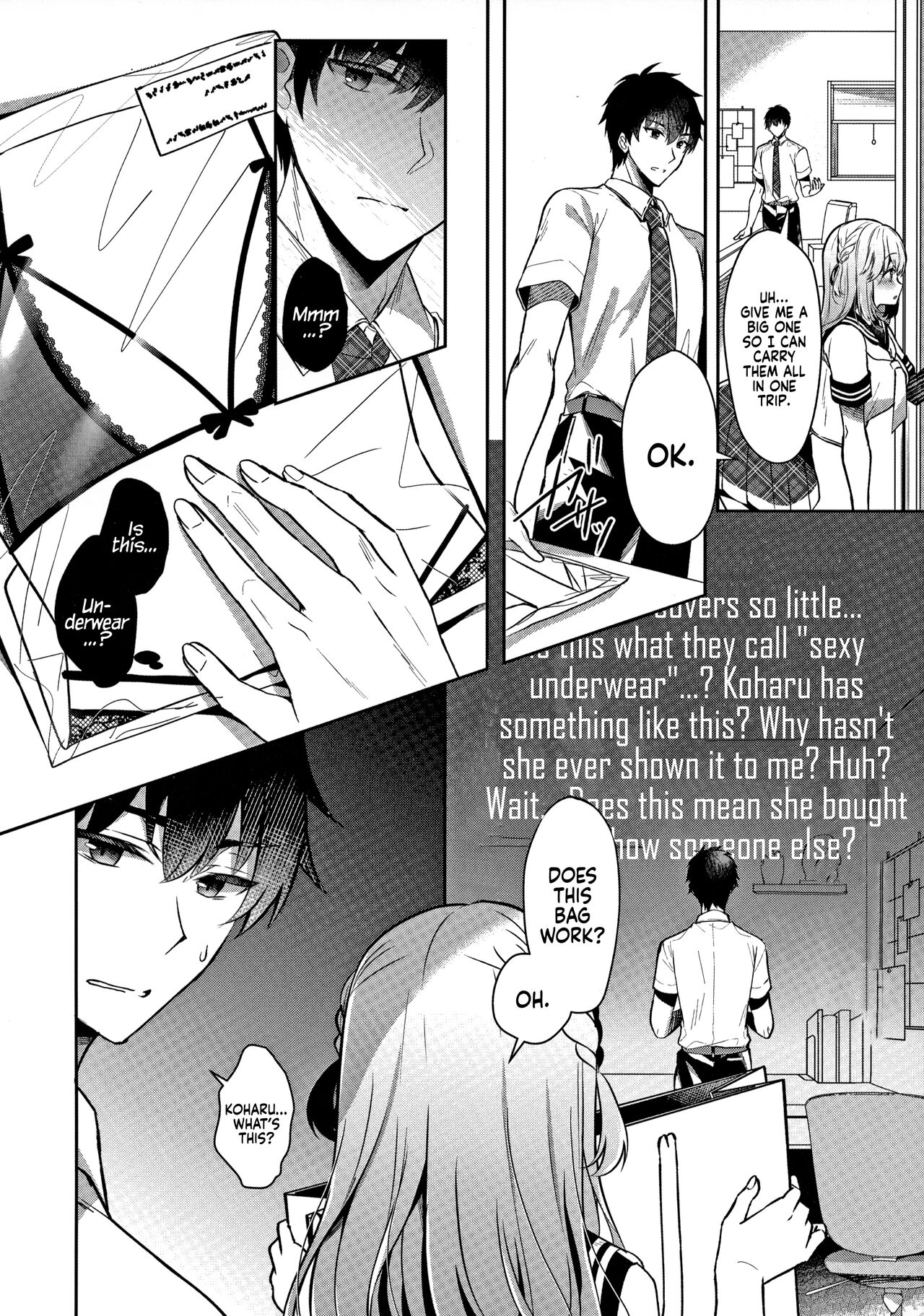 Osananajimi de Koibito no Kanojo to Ecchi na Shitagi | My Childhood Friend Girlfriend and her sexy underwear page 9 full