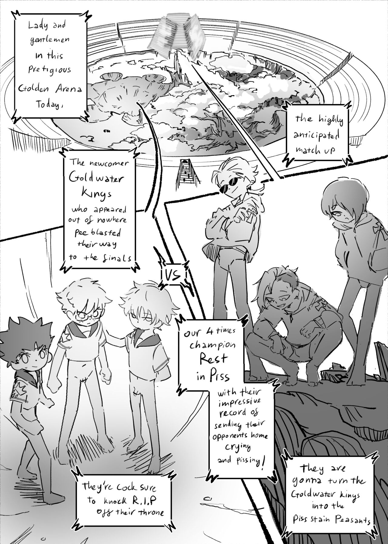 Piss Battlers page 1 full