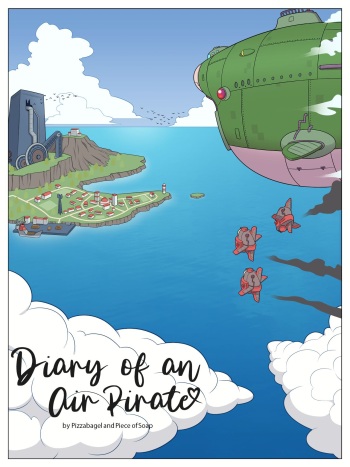 Artist - Pieceofsoap / Diary Of An Air Pirate - FULL COMIC cover