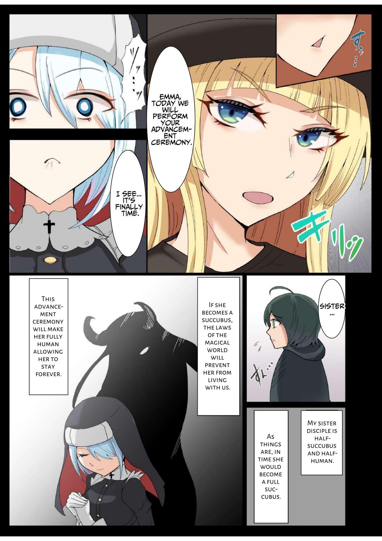 My Nunmaid Became A Succubus In Heat!? ~The Sexy Struggles Of Christine The Witch!!~ page 5 full