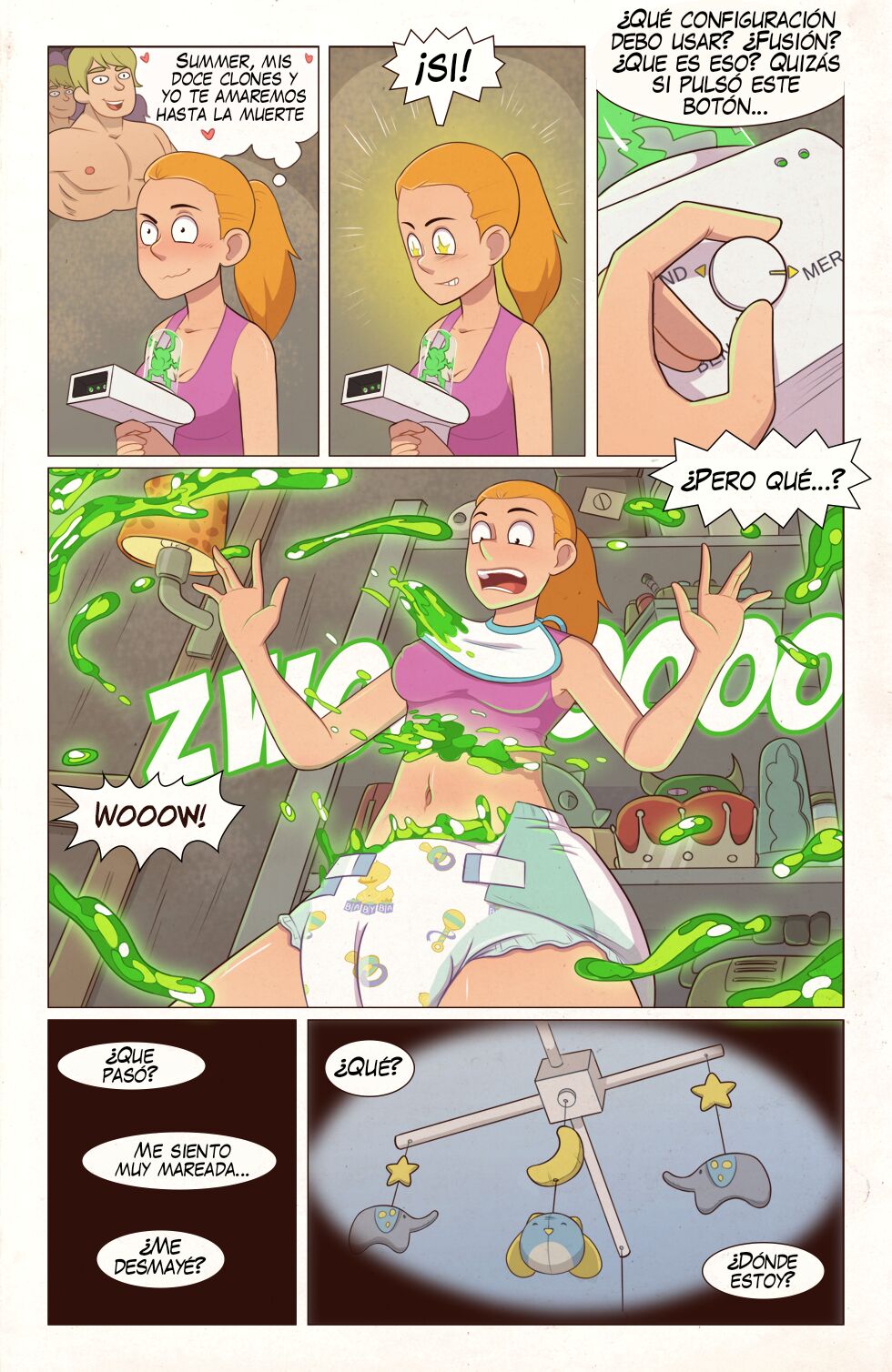 Artista - PieceofSoap / Aventuras de la dimensión A24L - COMIC ESPAÑOL page 9 full