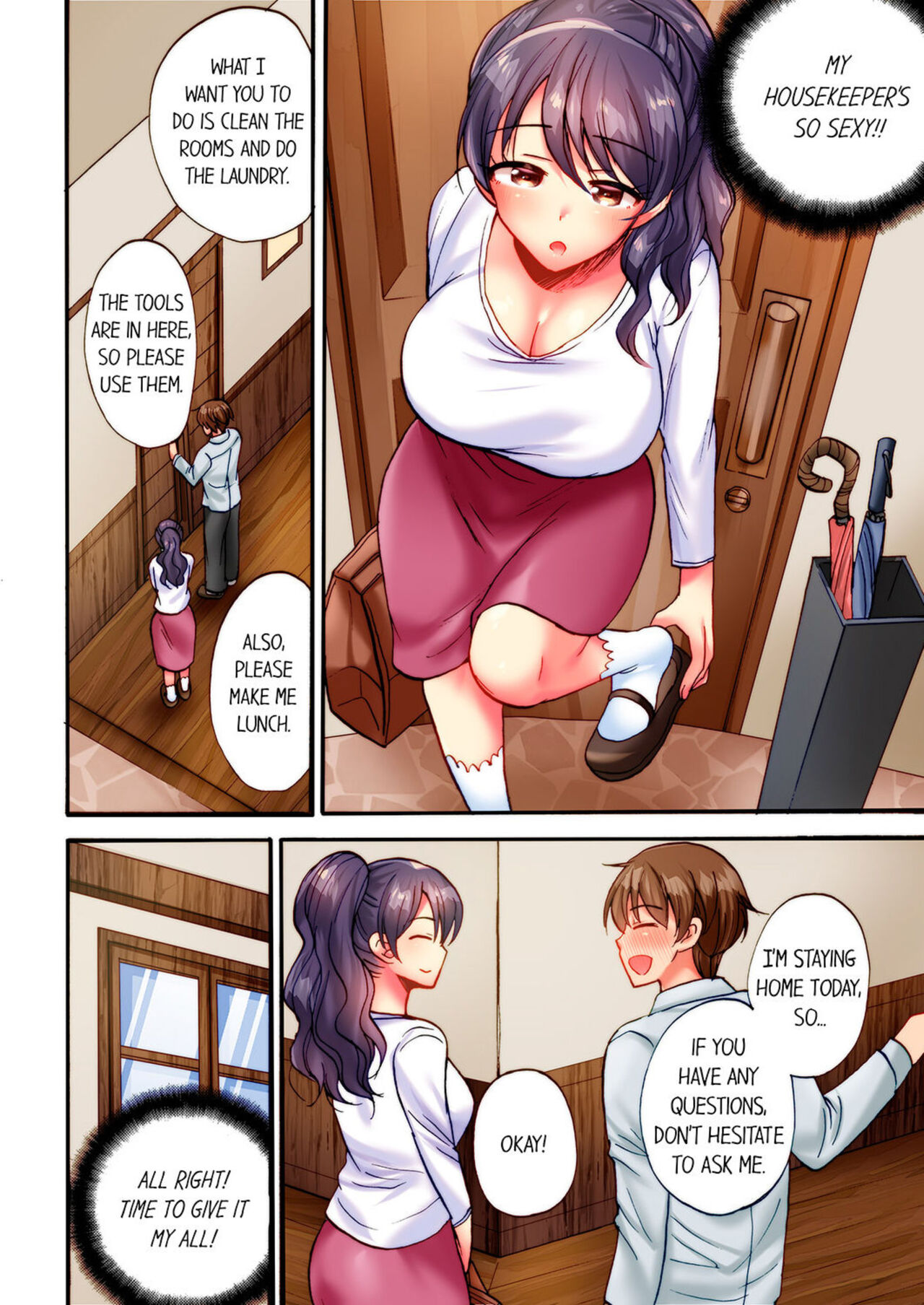 "Dame! Uwaki ni Nacchau" Sōnyū ni Yowai Hitozuma wa Shigoto chū ni Gachīki SEX | “We Can’t! It’ll Be an Affair!” Wife Who Loves Penetration Has Hardcore Sex During Work 1 page 6 full