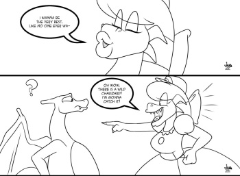 [JAMEArts] Catching a Charizard cover