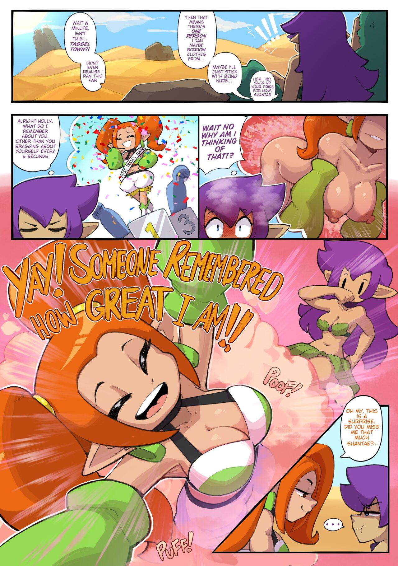 Shantae : Trouble in Tassel Town page 3 full