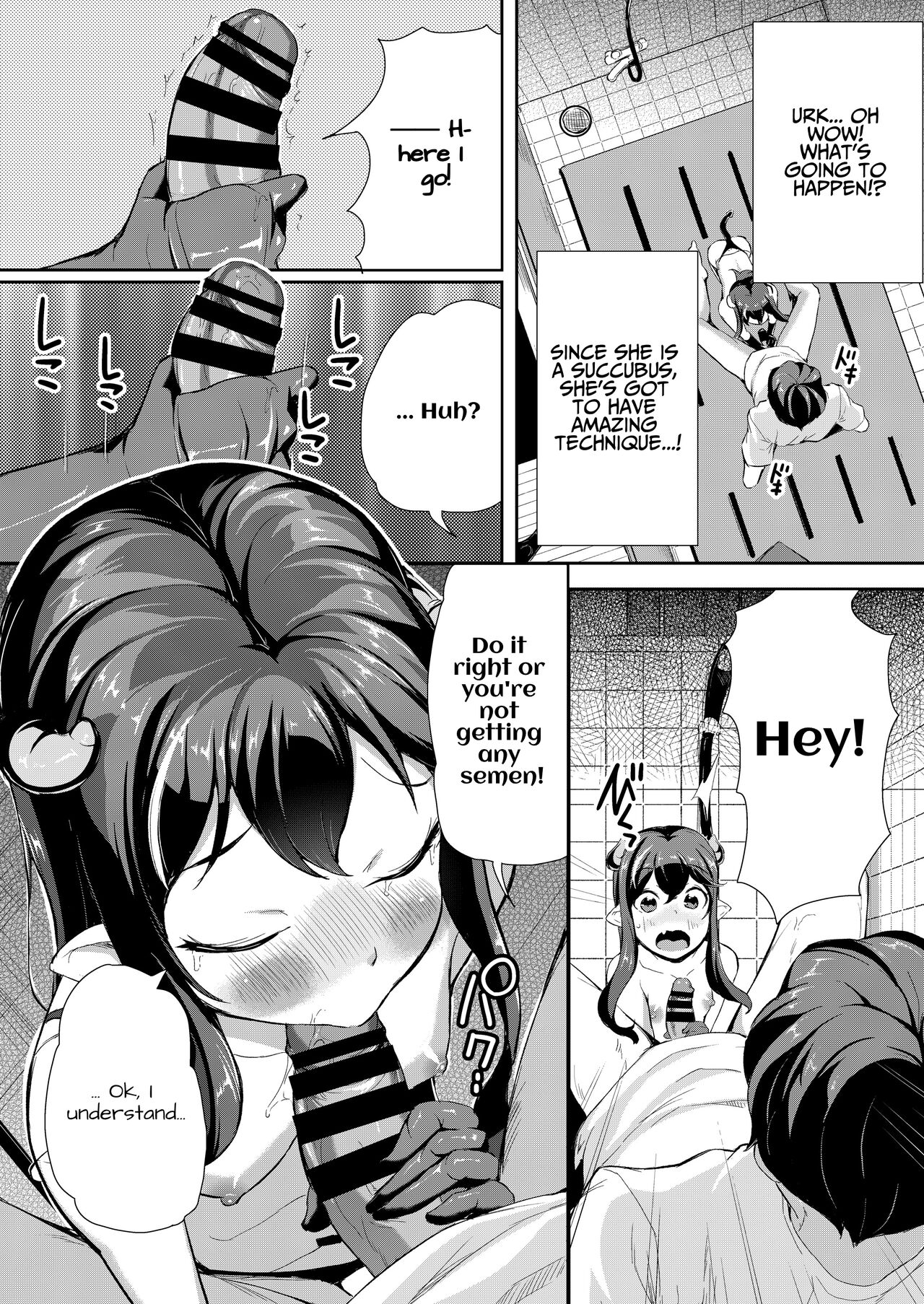 Heppoko Succubus Nakadashi shiiku nikki 1 | Inept Succubus' Creampie Breeding Diary 1 page 9 full