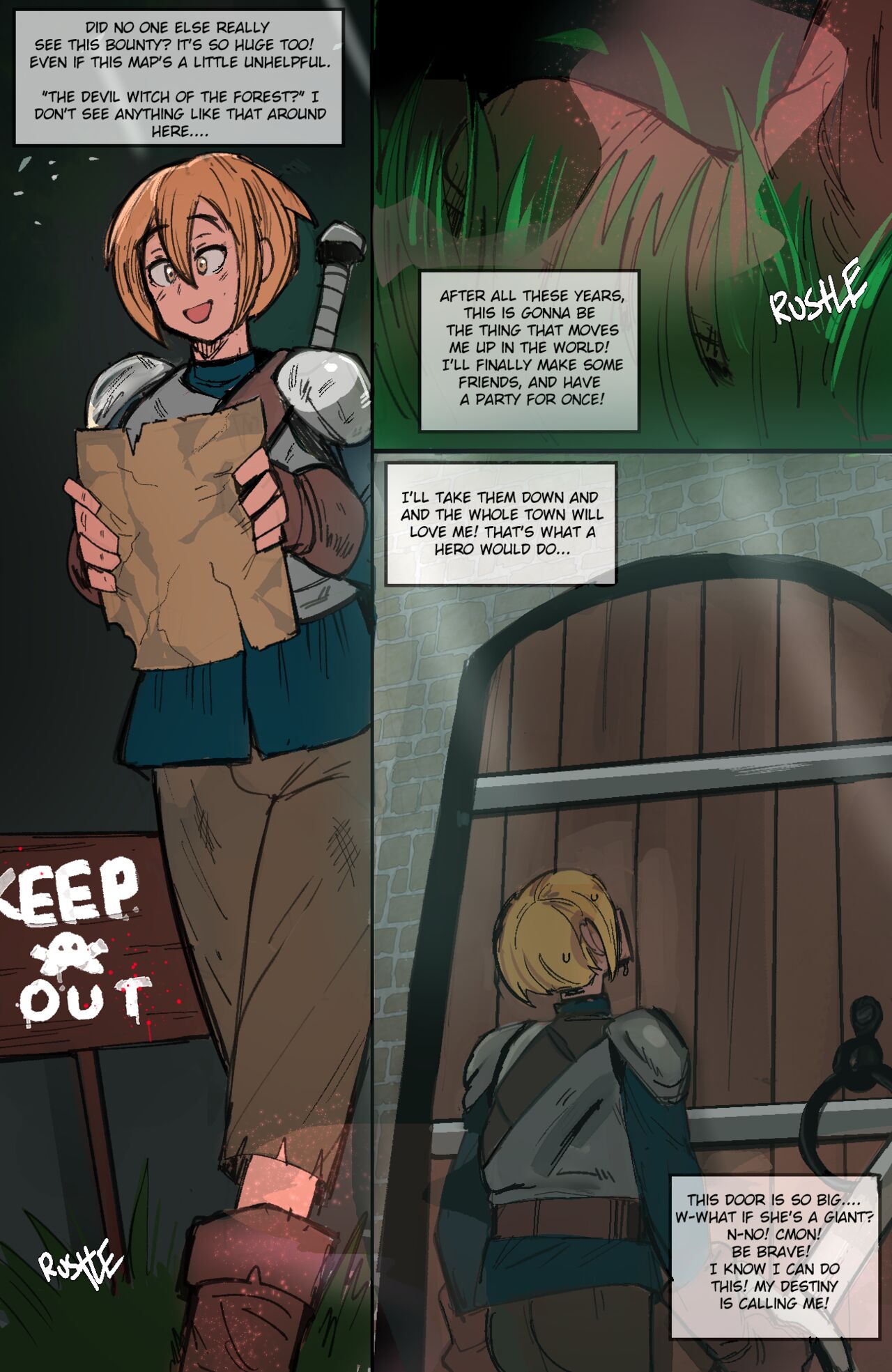 Captured by the Terror of the Dark Forest! Remastered page 1 full