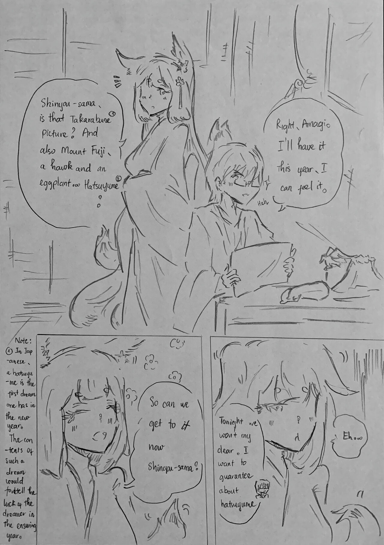 Hatsuyume | First dream of the year page 2 full