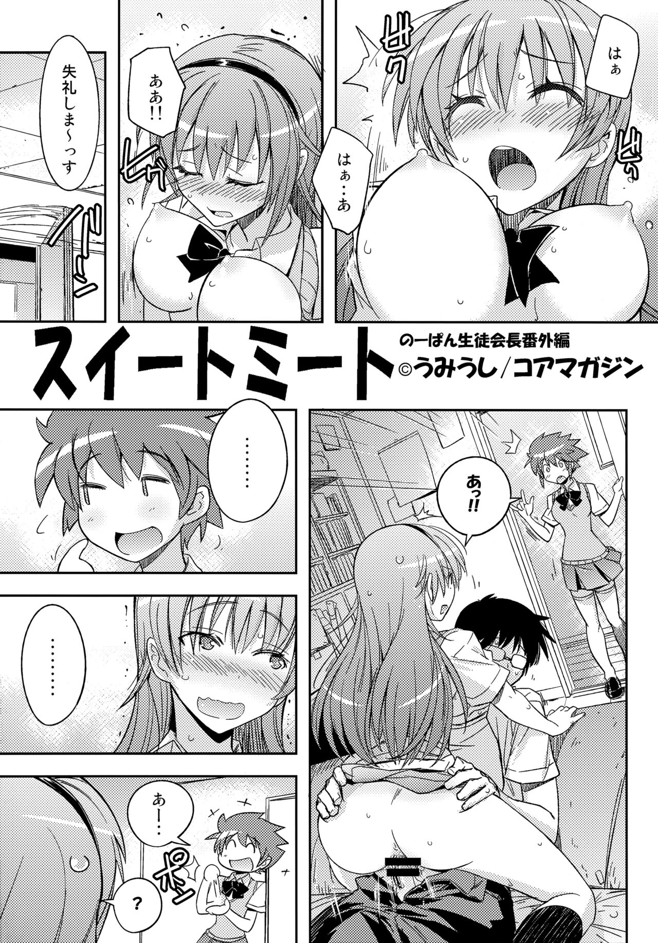 Sweet Meet Toranoana 4P Leaflet No-Pan Seitokaichou Bangaihen page 1 full