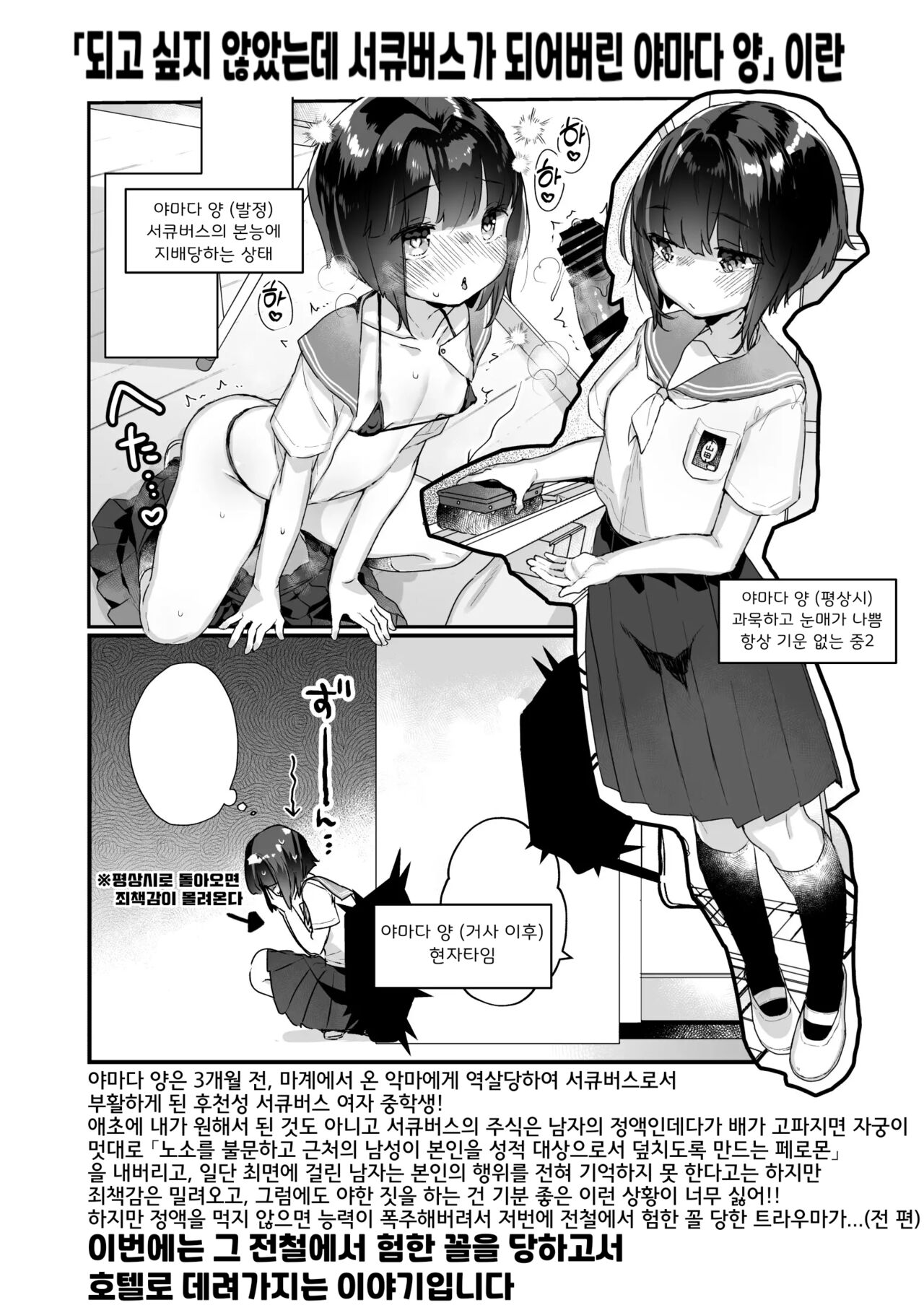 Naritakunai no ni Succubus ni Natte Shimatta Yamada-san Hotel Omochikaeri Hen | 되고 싶지 않았는데 서큐버스가 되어버린 야마다양 ~호텔로 데려가지는 편~ page 3 full