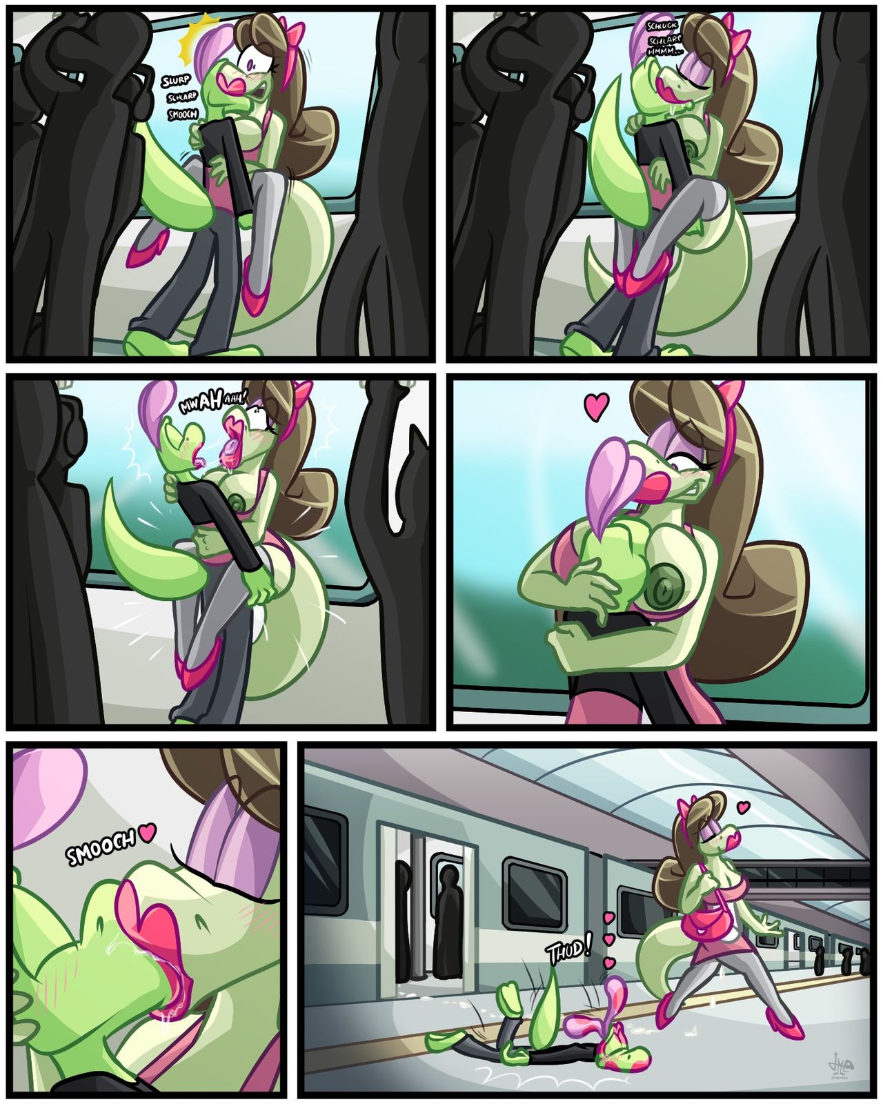 Lewd Train Trip page 2 full