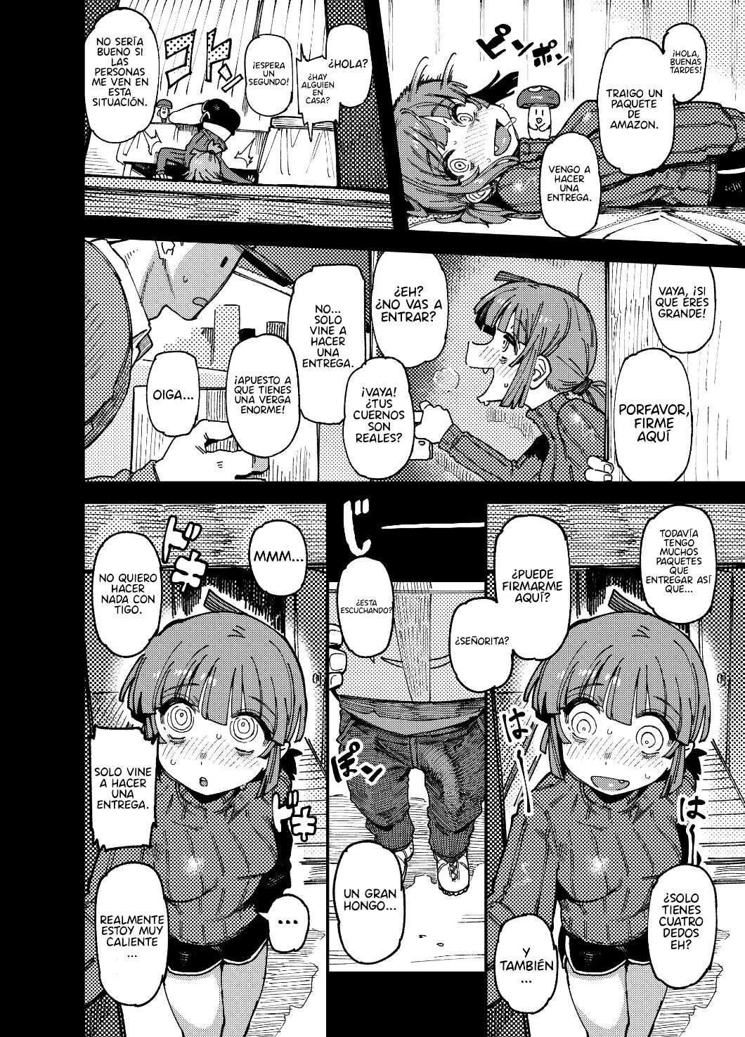 Ie ga Shike Sugite Haete Kita Genkaku Yuuhatsu Kinoko wo Gosyoku Shite Hatsujyou Shita Ato no Are ya Kore page 9 full