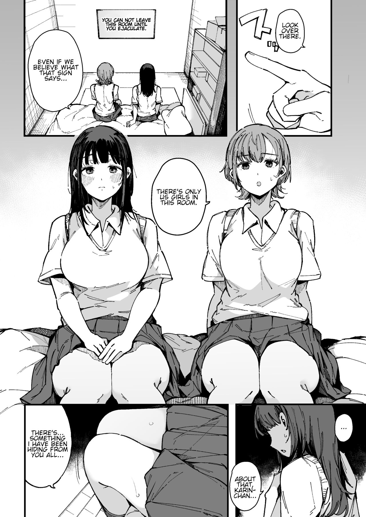 The room you can't leave until you ejaculate┃Shasei Shinai to Derarenai Heya page 5 full