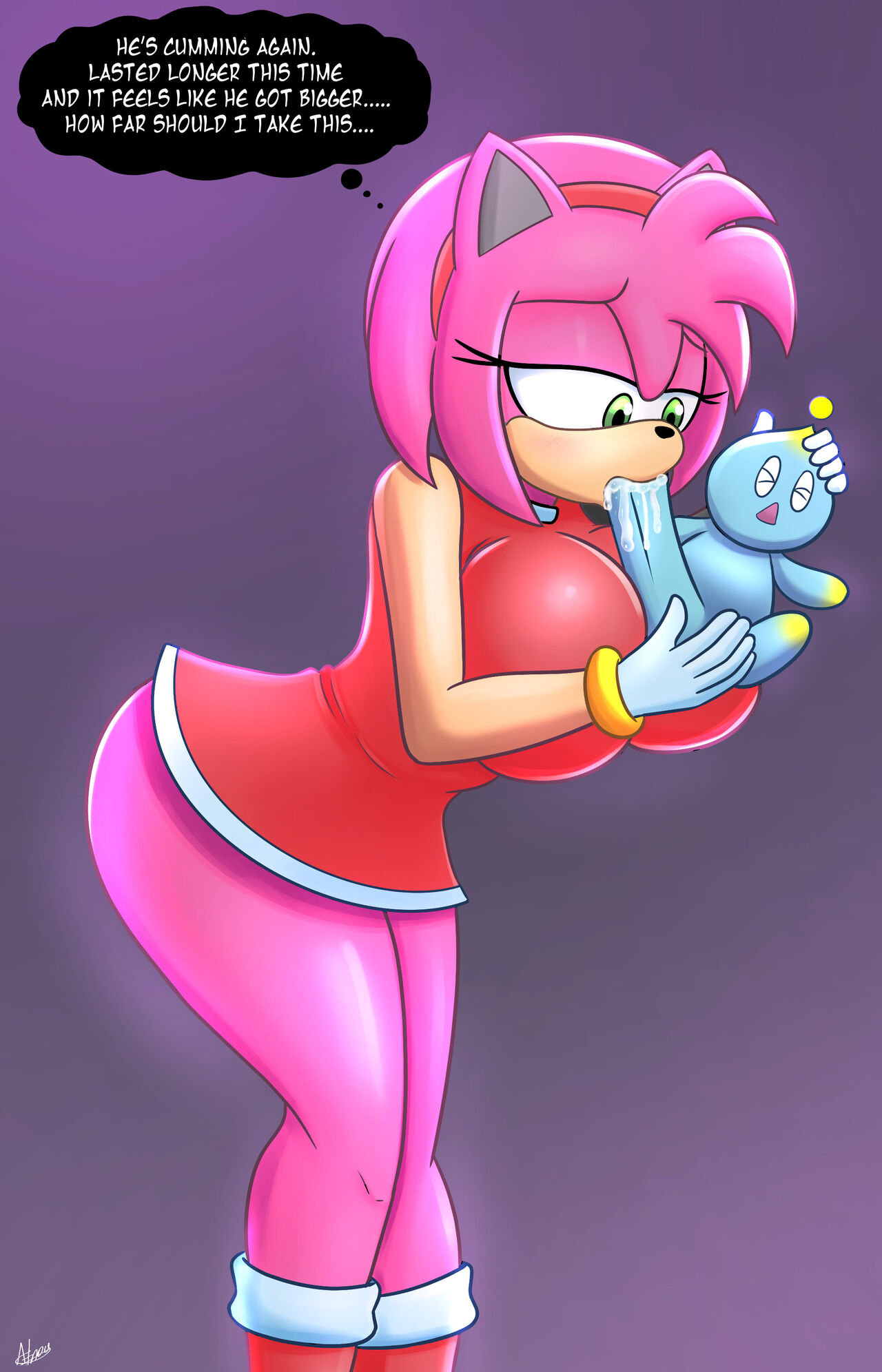 Amy Rose & Chao page 3 full