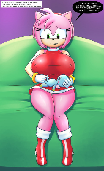 [AtnogH] Amy Rose & Chao cover